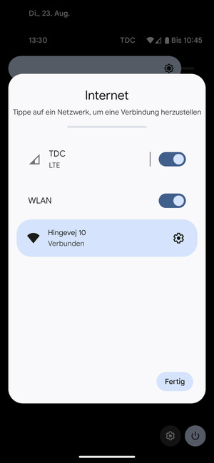 Schalten Sie WLAN aus
