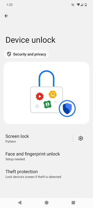 Your phone is now secure with a screen lock