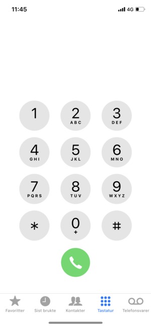 Velg Telefonsvarer