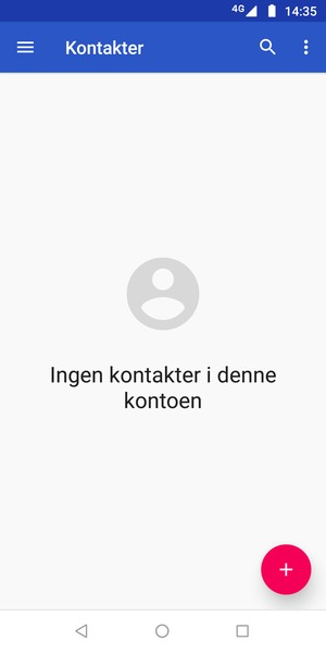 Velg menyknappen