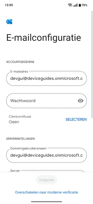 Voer uw wachtwoord in