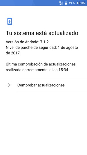Seleccione Comprobar actualizaciones