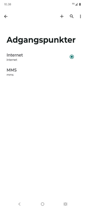 Vælg Menu-knappen