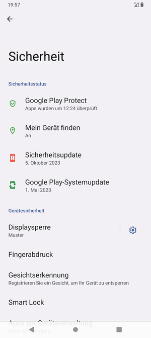 Ihr Handy ist jetzt mit einer Bildschirmsperre gesichert
