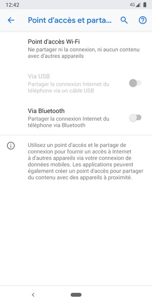 Sélectionnez Point d'accès Wi-Fi