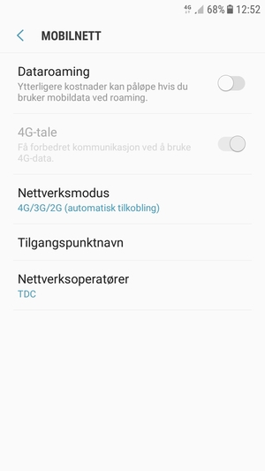 Velg Tilgangspunktnavn
