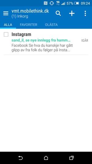 Ditt konto är redo att användas