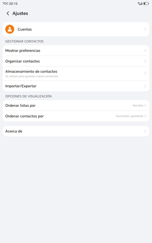 Seleccione Importar/Exportar