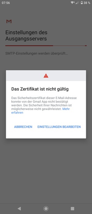 Wählen Sie EINSTELLUNGEN BEARBEITEN