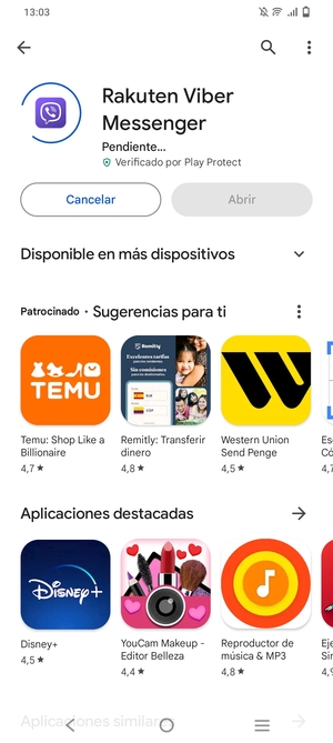 Espere a que el proceso de instalación finalice