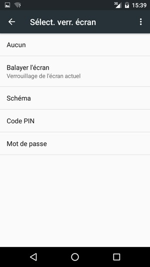 Sélectionnez Schéma