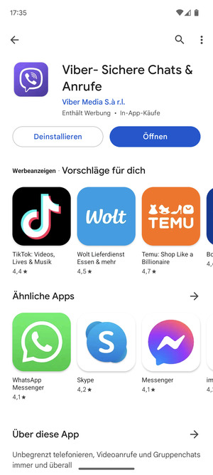 Wählen Sie Öffnen