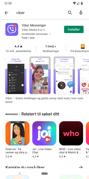 Velg app