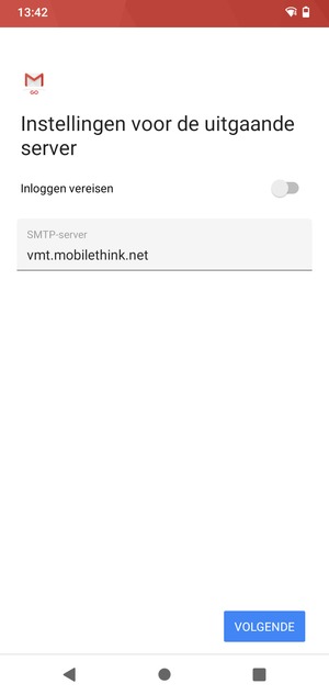 Schakel Inloggen vereisen uit en selecteer VOLGENDE