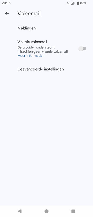 Selecteer Geavanceerde instellingen
