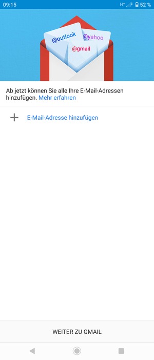 Wählen Sie E-Mail-Adresse hinzufügen