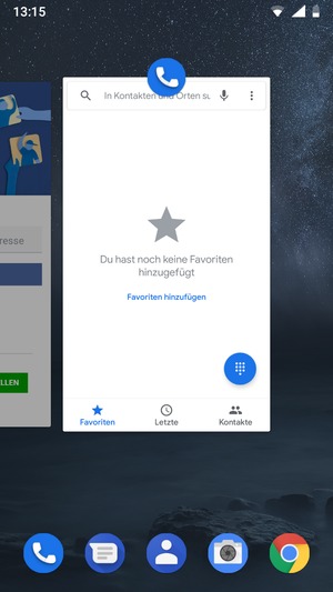 Apps nach oben streifen, um sie zu schliessen