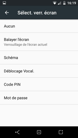 Sélectionnez Schéma