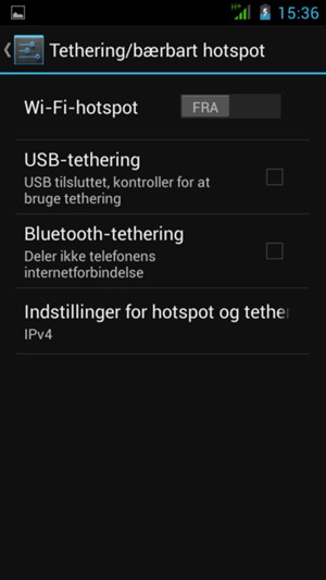 Vælg Wi-Fi-hotspot