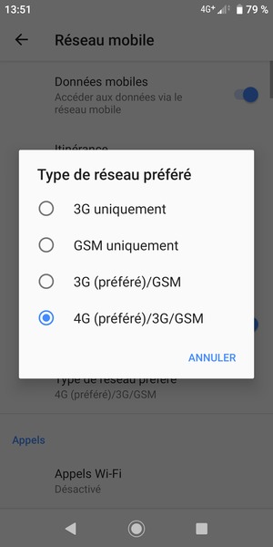 Sélectionnez votre option préférée