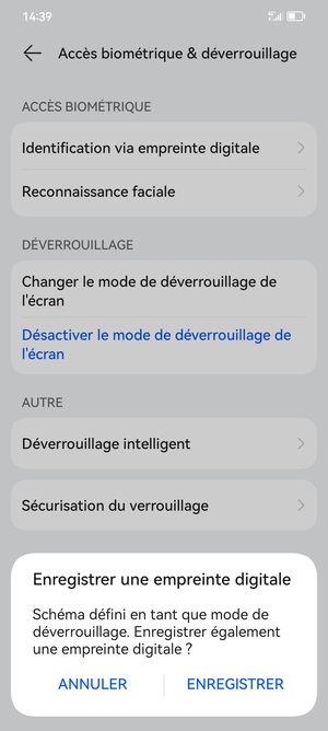 Sélectionnez ANNULER