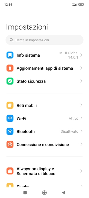 Seleziona Reti mobili