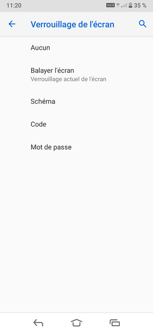 Sélectionnez Schéma