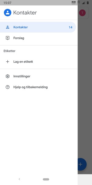 Velg Innstillinger