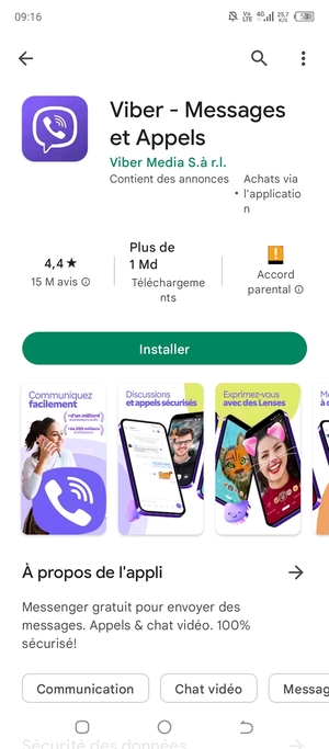 Sélectionnez Installer