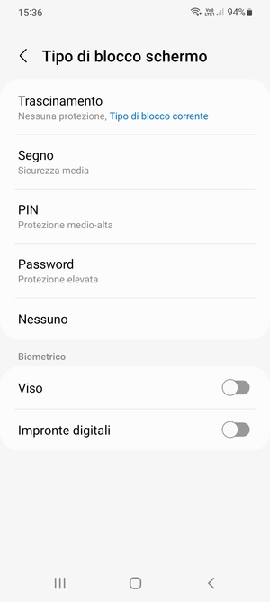 Seleziona Segno