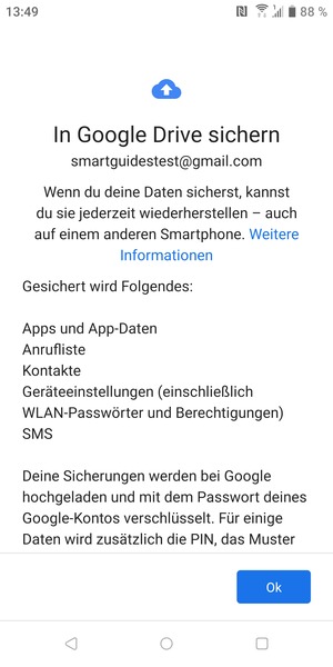 Wählen Sie OK