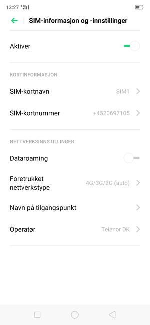 Velg Navn på tilgangspunkt