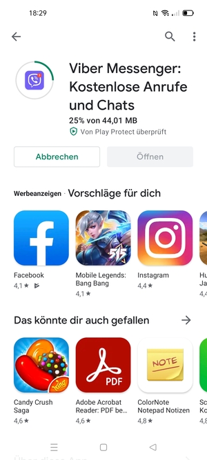 Warten Sie, bis der Installationsprozess  beendet ist