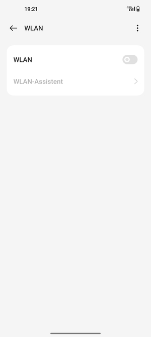 Schalten Sie WLAN ein