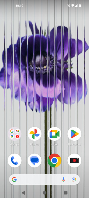 Swipe up