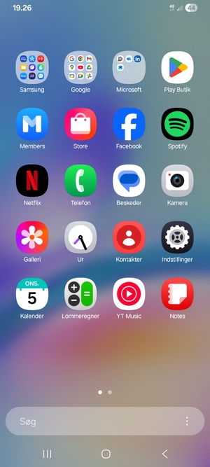Vælg Indstillinger