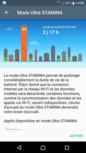 Sélectionnez ACTIVER