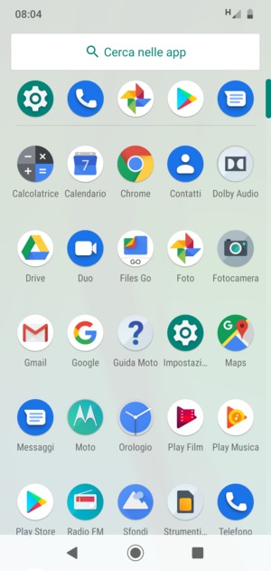 Seleziona Impostazioni
