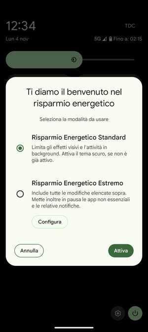 Seleziona Attiva