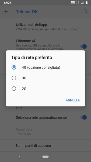 Seleziona la tua opzione preferita