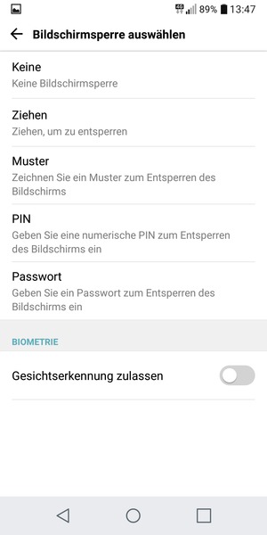 Wählen Sie Muster