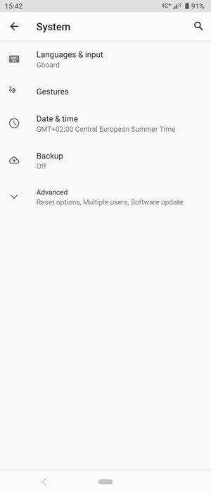 Select Backup