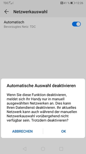Wählen Sie OK
