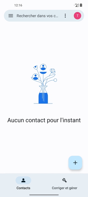 Sélectionnez Corriger et gérer