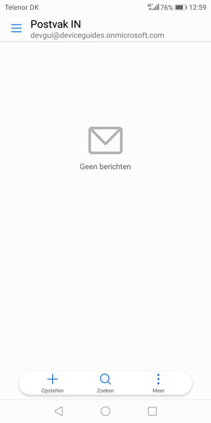 Uw account is klaar voor gebruik
