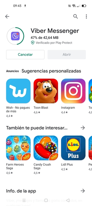 Espere a que el proceso de instalación finalice