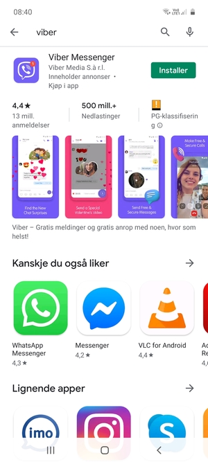Velg app