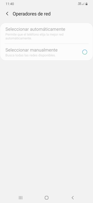 Espere a que la búsqueda termine
