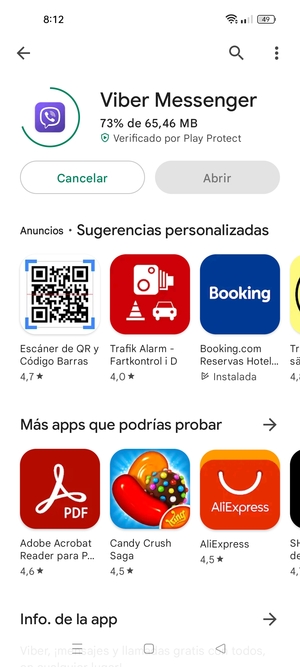 Espere a que el proceso de instalación finalice