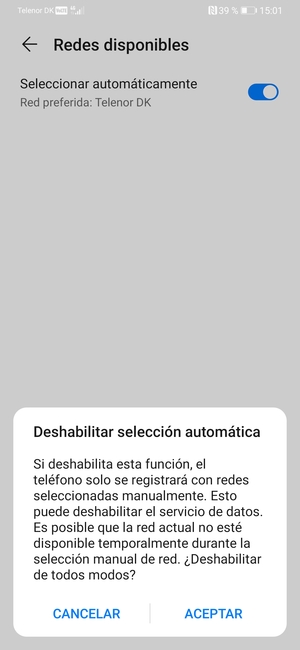 Seleccione ACEPTAR